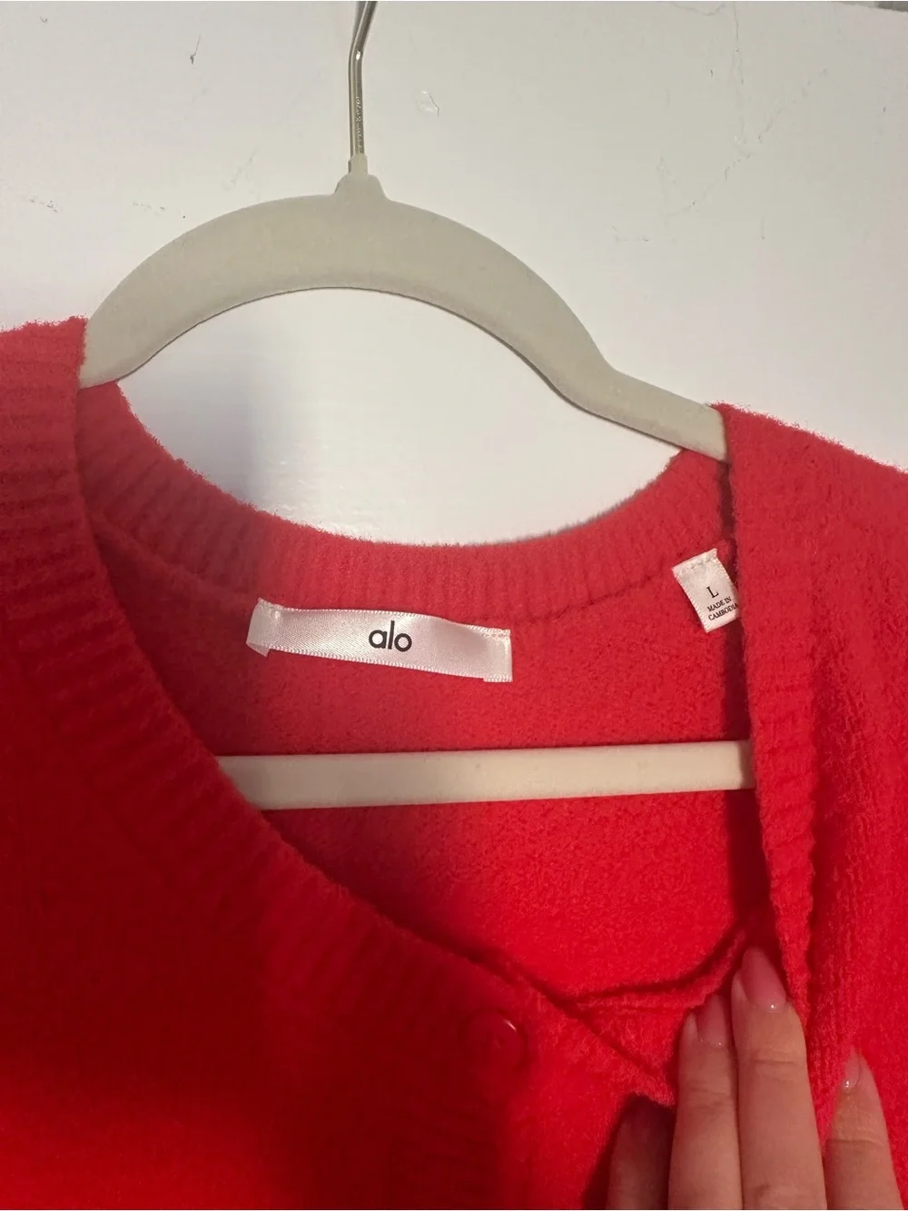 alo Snuggle Up Sweater Cropped Cardigan
